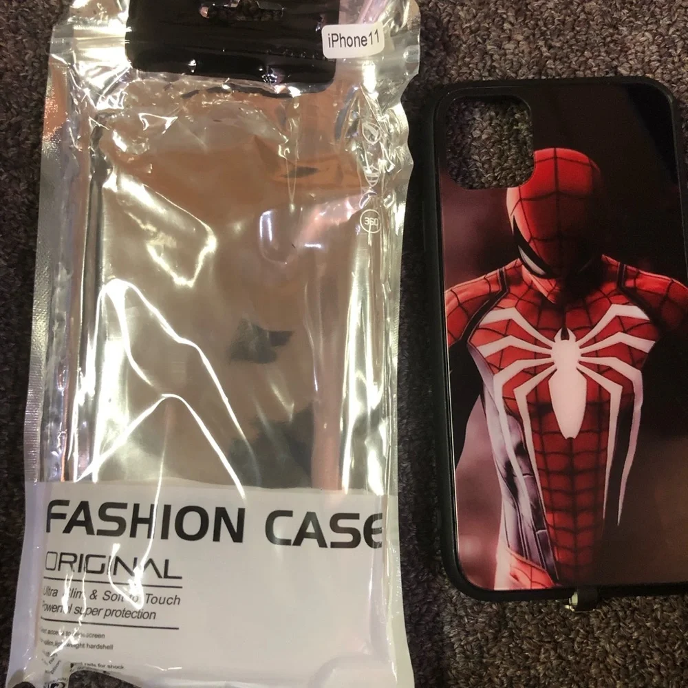 COPY - Spider-Man iPhone cases led change colors Awsome gift idea strong durable